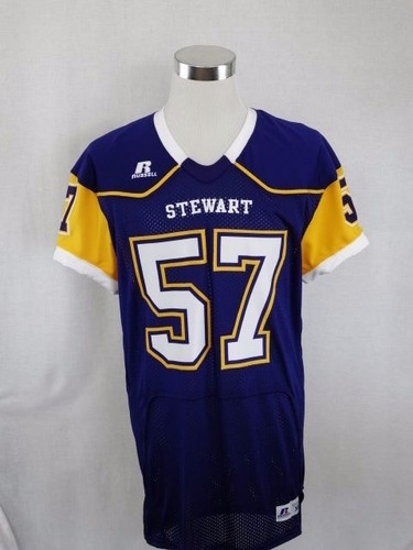 Camiseta deportiva Russell Athletic púrpura blitz para hombre Xtra grande # 57 Stewart - NUEVA - Imagen 2 de 6