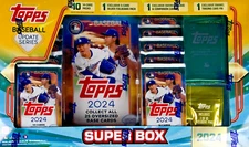 2024 Topps Update Series MLB Baseball Trading Cards Super Box - Factory Sealed