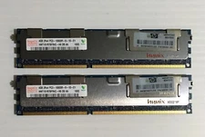 Hynix 8GB (4GBX2) PC3-10600R HMT151R7BFR4C-H9 DB AA SERVER RAM 60 DAYS WARRANTY!