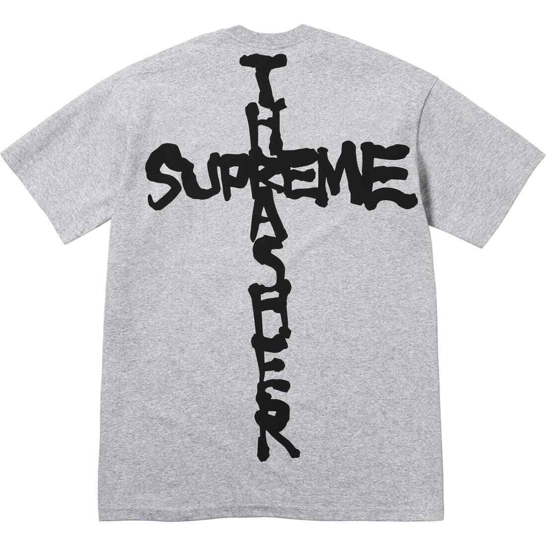 Supreme Thrasher Cross Tee Heather Grey | eBay