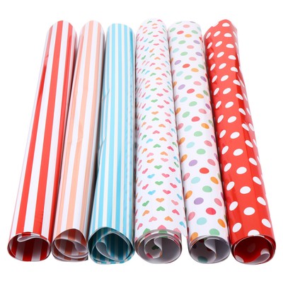 6 Pcs Präsentieren Verpackung Papier Buch Abdeckung Papier Papier Wrap