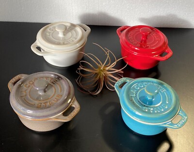Staub Keramik Mini Cocotte rund 10 cm Auflaufform , viele Farben