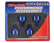 Traxxas 7764A Shock Caps Aluminum Blue-Anodized GTX Shocks X-MAXX/XRT TRA1