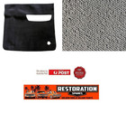 <!--F#f_0-->HOLDEN FX FJ SEDAN BOOT MOULDED light GREY LOOP CARPET with spare wheel cut out<!--F/-->