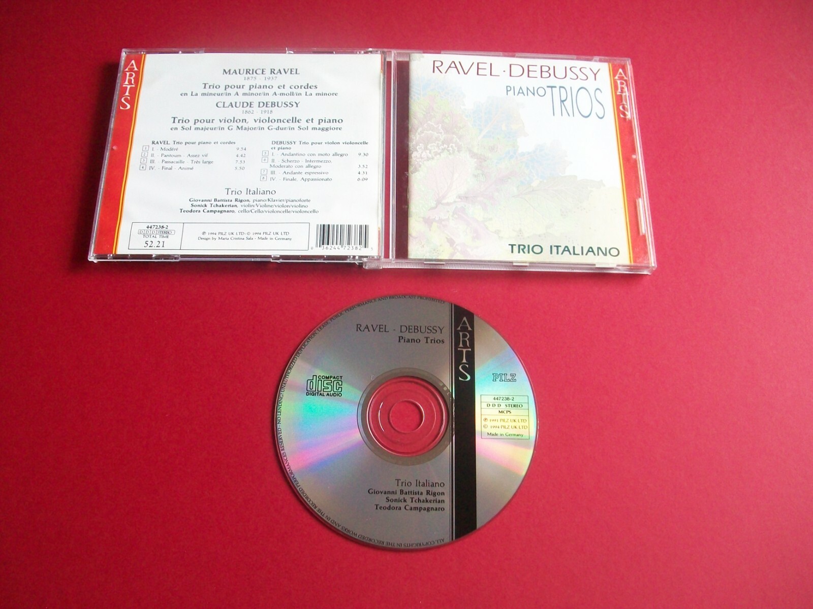 Ravel/Debussy: Piano Trios CD Mint unsealed