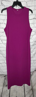 all aligned sleeveless midi dress Lululemon All Aligned Ribbed Midi Dress, NWT, OLBL, Size 10