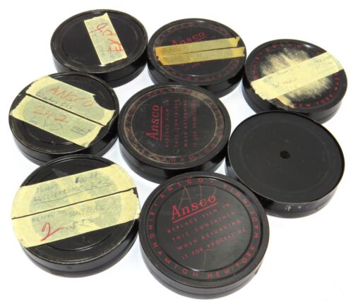 Vintage 16mm Film Home Movie Reels, Mostly Aviation/Plane Theme, Lot of 8 - Read