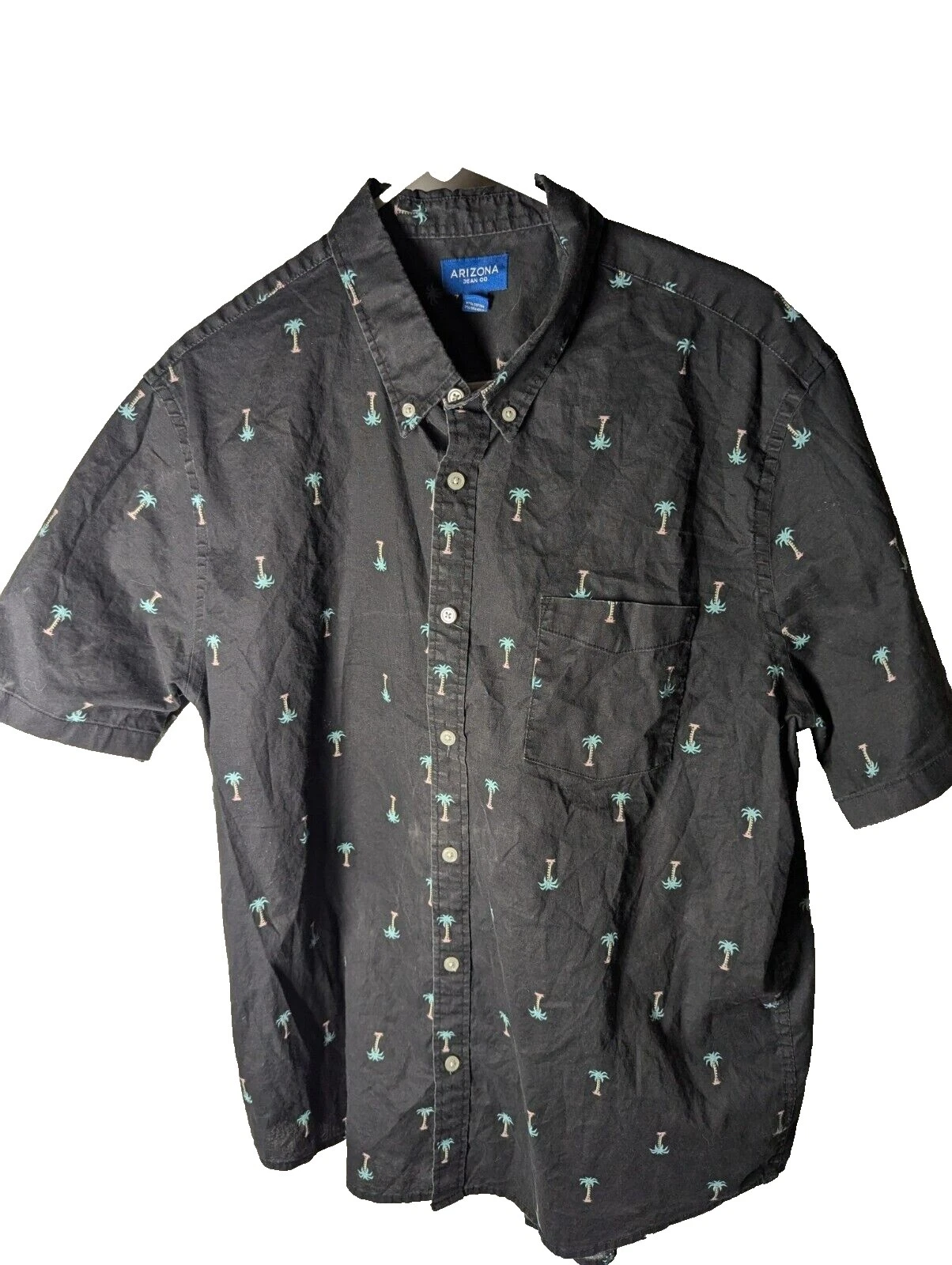 AriZona FLORAL HAWAIIAN Informal Con Botones camisas para hombres