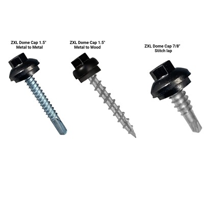 Long Life Metal Roofing Screws ZXL Dome Cap Screws with EPDM