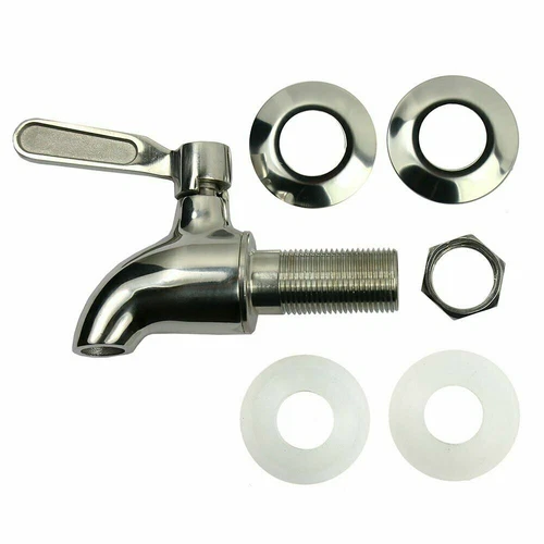 12mm Stainless Steel Beverage Spigot Faucet for Wine Beer Juice Dispenser Tap - Picture 1 of 6