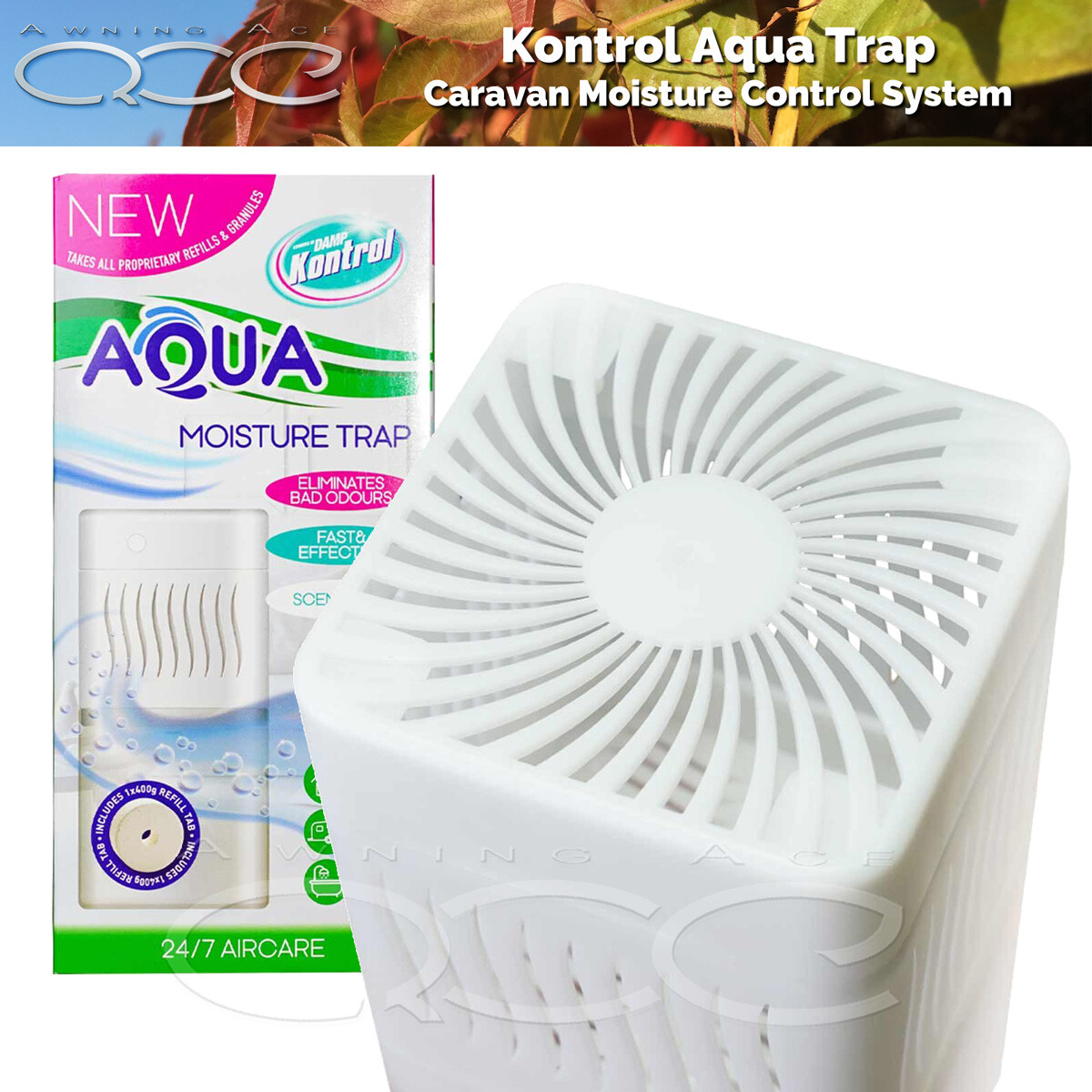 Aqua Moisture Trap Damp Kontrol Scent Free 450g Caravan Motorhome Boat - Image 3