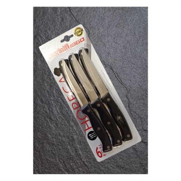 Set coltelli bistecca Marietti 1860 112FTBV6N INTEGRALE Lama dentata N