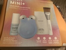 NuFace Mini  Limited Ed Set With Travel Pouch Supercharged Skin Care Routine