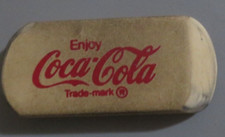 Enjoy Coca-Cola Trademark Eraser Used