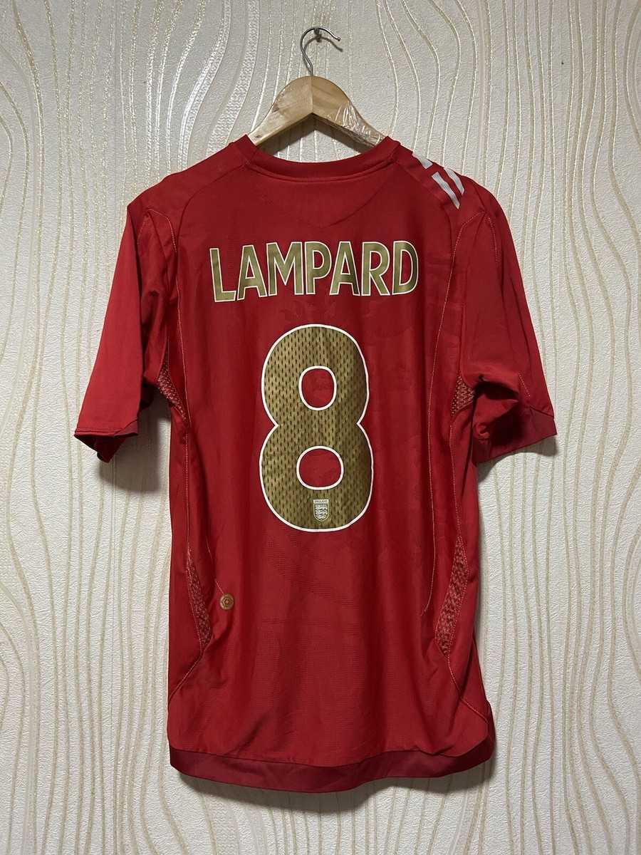 ENGLAND 2006 2008 AWAY FOOTBALL SHIRT SOCCER JERSEY UMBRO sz M #8