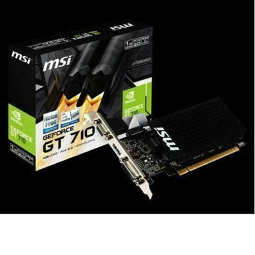 MSI NVIDIA GeForce GT 710 1GB GDDR5 VGA/DVI/HDMI Low Profile PCI