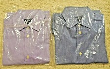 Chaps Dress Shirt Plaid Button-Front Youth Boys M 10-12 Easy Care New NWT