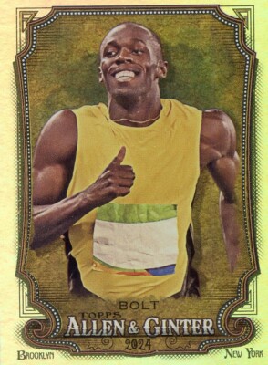 2024 Topps Allen & Ginter Foil Hot Box #208 Usain Bolt