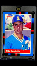 1988 Donruss #30 Mike Campbell RC Rated Rookie Seattle Mariners Baseball Card. rookie card picture