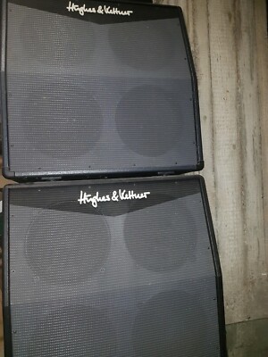 2 x HUGHES & KETTNER 400 W CABS - 4 x 12'' - CELESTION SPEAKERS