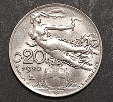20 CENTESIMI LIRE LIBERTA' LIBRATA DAL 1908 AL 1922 BB SPL FDC SCEGLI ANNO