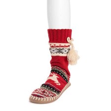 MUK LUKS 50th Anniversary Kids Slipper Socks - Large 1-3 