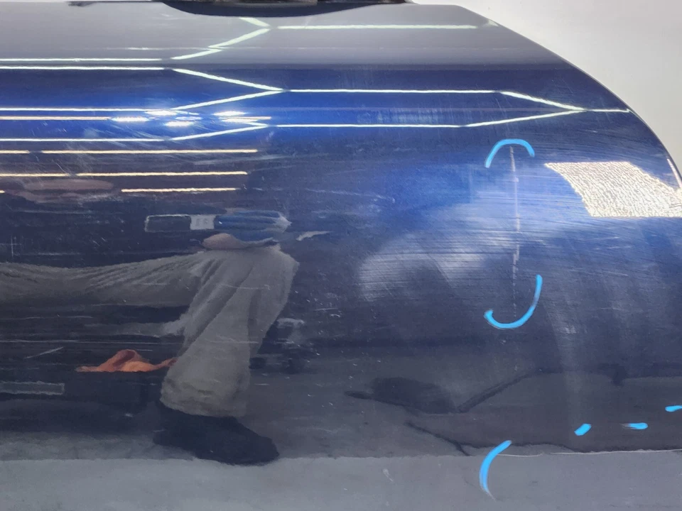 ✅05-12 OEM Porsche 986 987 997 painel frontal direito porta do passageiro azul NOTA* - Imagem 4 de 4