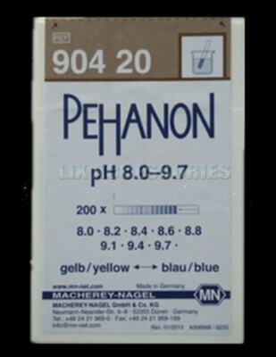 1PC Test strip 90420 pH test paper 8.0-9.7 PH test paper   be colored #E9
