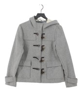 Gap Women's Coat M Grey Wool With Polyamide, Polyester Pea Coat