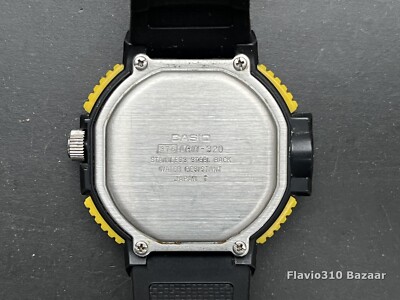 CASIO Alti-Depth Meter ARW-320 Vintage Digital Analog Watch Japan