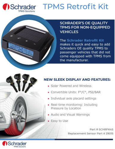 Schrader TPMS Retro Fit Kit -Tire Pressure Monitoring Sensor- extra sensor 29015 - Picture 2 of 2