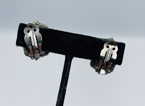 Stephen Dweck Plata de Ley Tallado Rock Cristal Mop Respaldo Pendientes Clip - Imagen 6 de 8