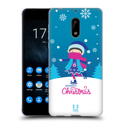 HEAD CASE DESIGNS CHRISTMAS TIDINGS SOFT GEL CASE FOR NOKIA PHONES 1