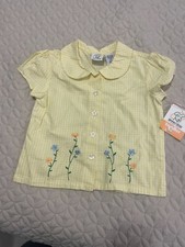 Vintage toddler front button shirt size 4T ; NWT