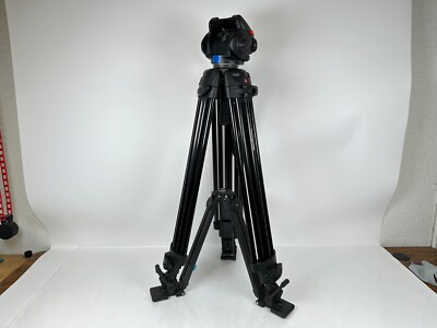 Manfrotto 546B Tripod + 501HDV Fluid Head w/ Case