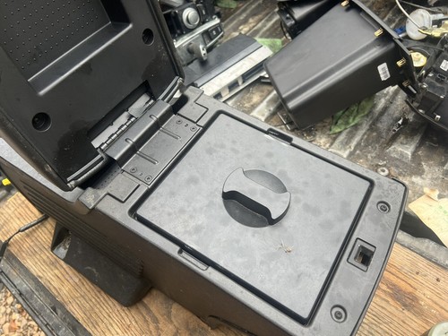 Ford Flex 2009-2012 consola central trasera cuero negro enfriador taza F150 F250 delantera - Imagen 2 de 4
