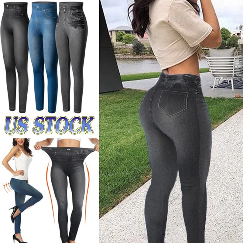 High Waist Elastic Skinny Jeans, Butt-lifting Slim Fitted Denim Pants,  Women's Denim Jeans & Clothing