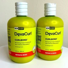 DevaCurl CurlBond Re-Coiling Cream Conditioner | 12oz Set of 2