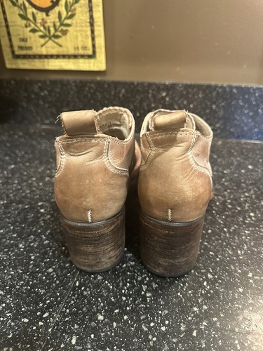 Freebird by Steven Sadie antike Stiefelette aus Distressed Leder 8 hellbraun - Bild 4 von 8