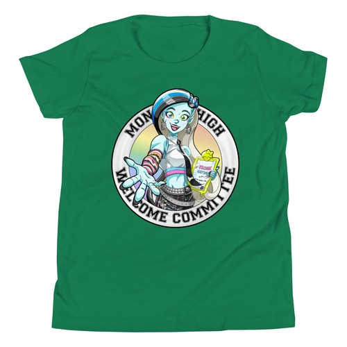 Custom Fan Art Monster Welcome Committee Frankie Youth T-Shirt Spooky Cute Tee - Picture 8 of 13