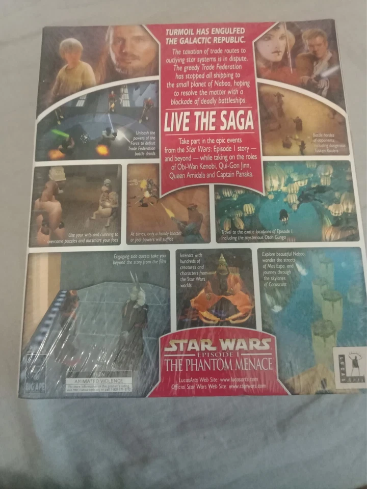 Star Wars: Episode I The Phantom Menace PC Video Game 1999 Big Box New b4 - Image 2 of 4