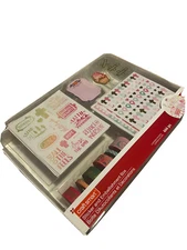 lot of 2 Craft Smart Sticker & Embellishment Box for Planner Faith Themed
