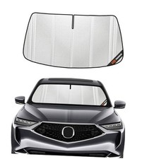Windshield Sun Shade for Acura MDX 2022 2022-2025 MDX Upgrade Shiny Silver
