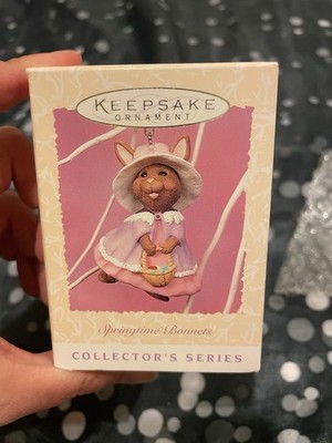 Hallmark Keepsake Ornament Springtime Bonnets Easter 1993