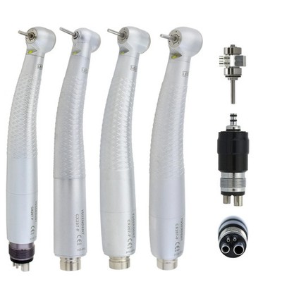 COXO Dental LED High Speed Handpiece Turbine Self Power For NSK Coupler 4 Hole