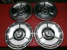 Vintage 1964 Chevy Chevelle Nova Impala Ss Spinner Hubcaps Wheel Covers