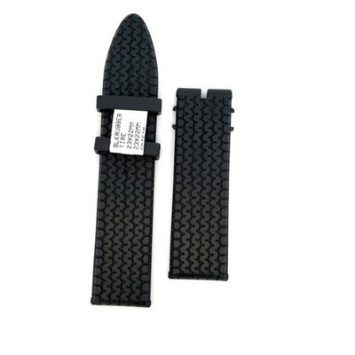 Authentic Chopard 23mm Black Rubber Strap For Mille Miglia-New
