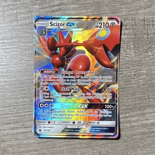 Pokemon Scizor GX 90/168 SM Celestial Storm Holo Ultra Rare 210 HP Eng 2018