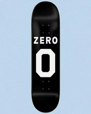 RARE Numero Handscreened Limited 8.25 Zero Skateboard Deck