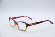 NEW VERA WANG V338 CT RED HAVANA AUTHENTIC FRAMES EYEGLASSES 51-17